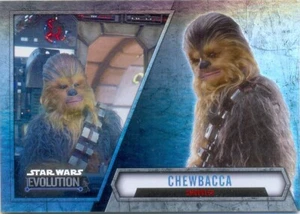 2016 Star Wars Evolution Silver Parallel Card 59 - CHEWBACCA - Picture 1 of 1