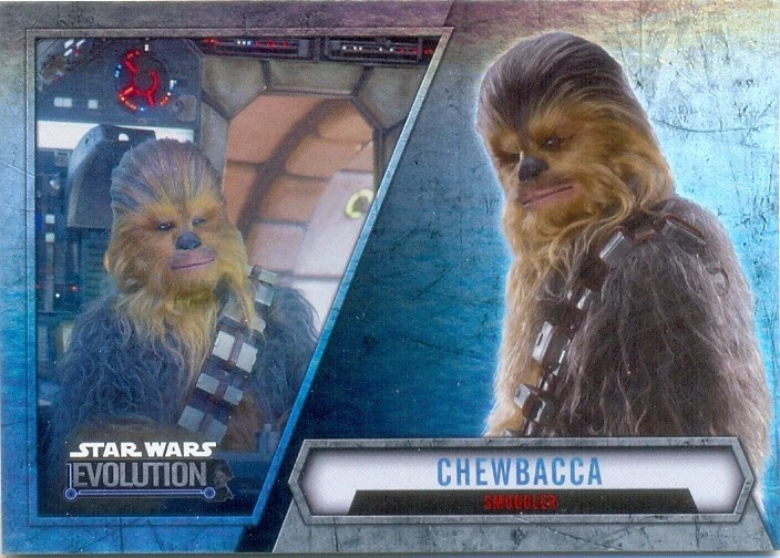 2016 Star Wars Evolution Silver Parallel Card 59 - CHEWBACCA - Image 1 of 1