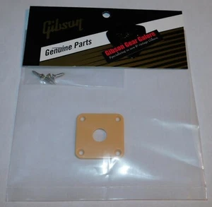 Gibson Les Paul Jackplate Output Creme Input Guitar Parts Studio Project Custom - Picture 1 of 3