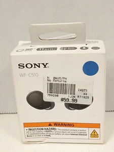 Sony WF-C510 Truly Wireless Earbuds, Black - Picture 1 of 8