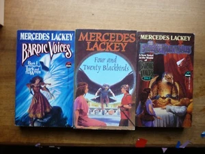Mercedes Lackey Bardic Voices Series books 1,4,5 Three fantasy paperback books - Picture 1 of 4