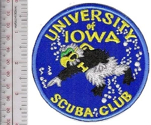 SCUBA Diving Club USA University of Iowa SCUBA Club Iowa City, Iowa 4 in Diam - Picture 1 of 1