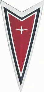 77-81 FIREBIRD & TRANS AM HEADER PANEL EMBLEM / NOSE / FRONT BUMPER CREST - RED - Picture 1 of 1