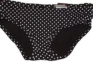 Neu mit Etikett Damen NOBO schwarz-weiß Tupfen Hipster Höschen Größe XS SKU 1000000270 - Bild 1 von 2