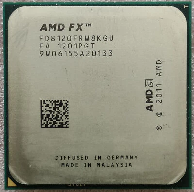 AMD FX 8120 CPU FD8120FRW8KGU 8-Core 3.1GHz 125W Socket AM3+ Processor - Image 1 of 4