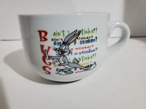 VINTAGE Coffee Mug Bugs Bunny 1999 Looney Tunes Warner Bros Ceramic Large Cup - Picture 1 of 4