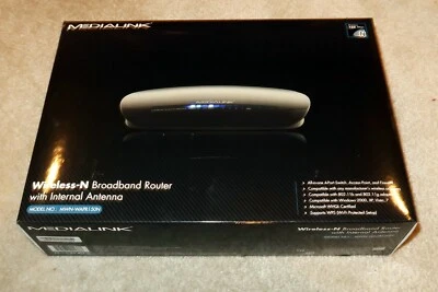 Medialink MWN-WAPR150N 150 Mbps 4-Port 10/100 Wireless N Router Box Excellent+ - Image 1 of 2