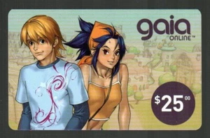 GAIA ONLINE ( 2007 ) Game Card ( $0 - Collectible ONLY ) - Picture 1 of 2
