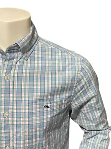 Vineyard Vines Button Down Shirt Men’s Size Small Classic Whale Long Sleeve Logo - Picture 1 of 16
