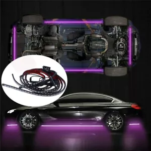 7 RGB Unterbodenbeleuchtung LED Auto Underglow Körper Neon Licht Atmosphäre Lamp - Afbeelding 1 van 12