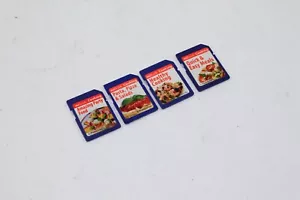 Set of 4 MiBook Food network Cooking SD Card e-Book "Healthy Cooking" & More - Picture 1 of 8