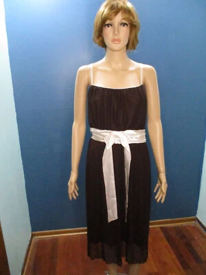 Talla grande 22 marrón formal dama de honor graduación vestido estilo vestido de A.P.N.Y. II Foto 1 de 4