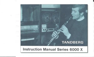 Tandberg Bedienungsanleitung user manual für 6000 X series englisch Copy - Picture 1 of 1