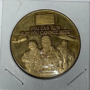 COMMEMORATIVE COIN "YOU CAN RUN BUT YOU CAN NOT HIDE" MAY 1, 2011 - Picture 1 of 2