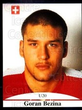 1999-00 Swiss Panini Stickers #281 Goran Bezina