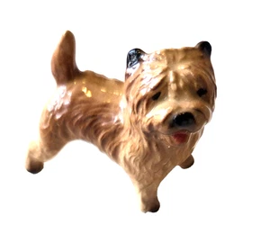 Vintage Bone China Miniatur Cairn Terrier Hund 1,5" Figur Japan exl - Bild 1 von 3