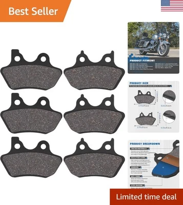 Durable Brake Pads for Harley Davidson Road King & Electra Glide 2000-2007 Foto 1 de 4