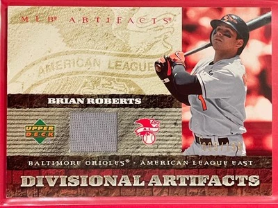 Camiseta deportiva 2007 artefactos de cubierta superior Brian Roberts artefactos divisionales #DA-BR Foto 1 de 3