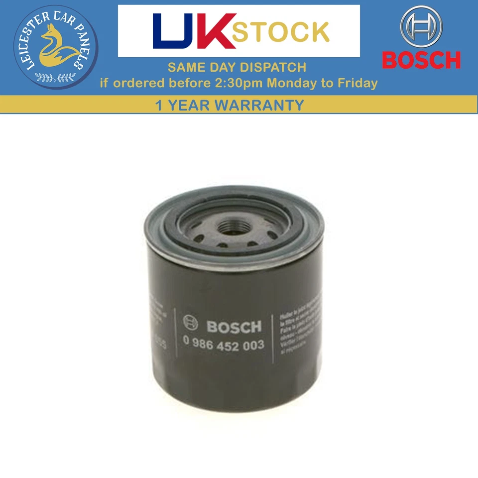 Bosch Oil Filter For Jeep Grand Cherokee 1991-2010 4.0 4.7 5.2 5.7 5.9 6.1 - Image 1 of 1