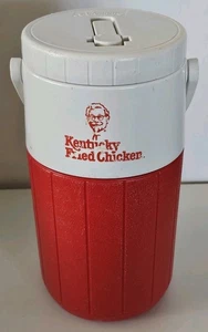 Frasco de bebida enfriador de agua vintage Kentucky pollo frito KFC Coleman hecho en EE. UU. 2 L - Imagen 1 de 11