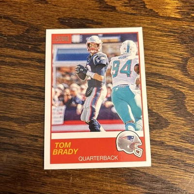 2019 Score - Tom Brady #142. NFL Football Card. VG - Image 1 of 2