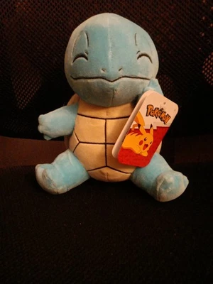 Pokemon Jazwares 8 en Figura de Peluche Squirtle Ojos Cerrados y Boca ¡Nuevo con Etiquetas! Foto 1 de 4