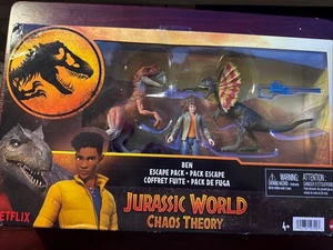 Modellino dinosauro Jurassic World Chaos Theory BEN Escape Pack nuovo Slite Wea - Foto 1 di 10