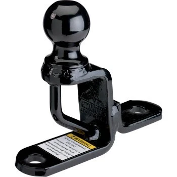 Moose Utility ATV UTV Side by Side Negro 2" Trio HD Trasero Fijo Lengua Enganche Foto 1 de 1