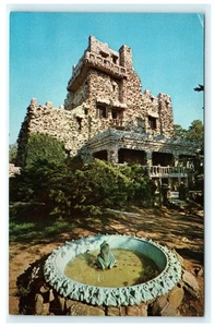 Vintage Gillette Castle State Park Postkarte Hadlyme CT Lithographie - Bild 1 von 2