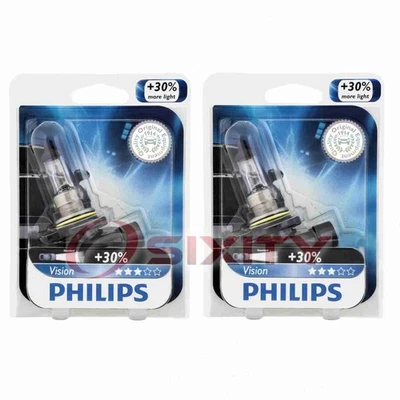 2 pc Philips Low Beam Headlight Bulbs for Lincoln LS Navigator 2000-2006 wn - Image 1 of 4