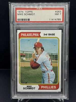 Topps Mike Schmidt #283 1974 PSA 7 Foto 1 de 2