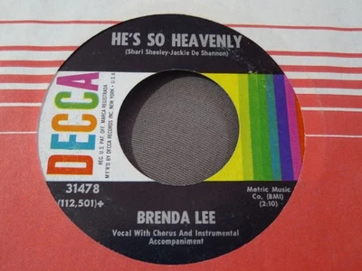 BRENDA LEE-HE'S SO HEAVENLY-DECCA - Image 1 of 2