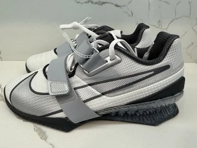 New Nike Romaleos 4 SE Weightlifting Shoes White/Wolf Grey FZ8663-100 Mens Sz 7 - Image 1 of 4