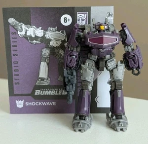 Transformers Studio Series Shockwave Cybertronian Bumblebee Movie Core komplett - Bild 1 von 6