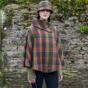 Ladies Three Button Poncho, Flapper Combo – Sunset Harvest - Picture 1 of 1