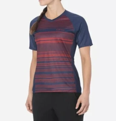 Camiseta Giro Roust SS, para mujer talla pequeña, Midnight Lines ciclismo de montaña MTB Foto 1 de 3