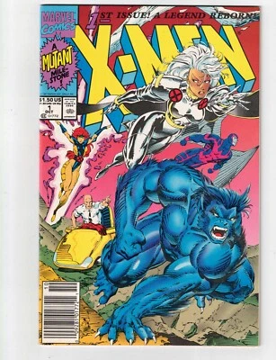 X-Men #1 Marvel Comics 1991 Newsstand Cover A Very Good Paper or Plastic - Image 1 of 2