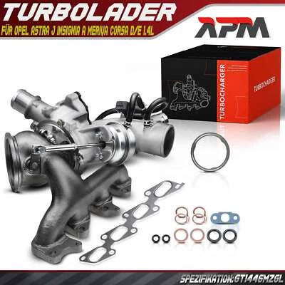Turbolader für Chevrolet Cruze Trax Orlando Opel Astra J Insignia A Meriva 1.4L - Bild 1 von 4