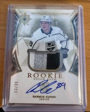 Upper Deck 21'-22' Ultimate Collection Rookie Patch Auto Rasmus Kupari /99