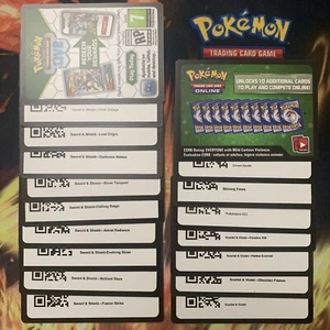 TCG Pokemon Online Code Cards Unused You Pick Messaged Same Day Buy 2 Get 1 Free - Picture 1 of 6