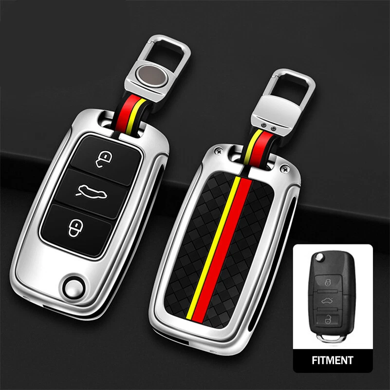 For VW Volkswagen GTi Golf Jetta Zinc Alloy Car Remote Key Fob Cover Case Holder Foto 1 de 4