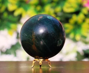 Large Natural Green Kyanite 90MM Meditation Healing Power Charged Sphere Ball - Picture 1 of 10
