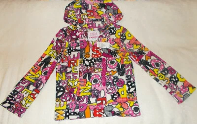 Camisa com capuz de lã estampada The Childrens Place Girls Muiti cor 5 6 PEQUENA NOVA - Imagem 1 de 2