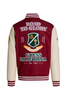 GUESS  College Jacke in weinrot  Gr. XL  UVP € 200,00 - Bild 1 von 4