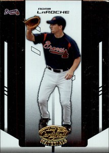 2004 Leaf Certified Materials Atlanta Braves Baseball Card #3 Adam LaRoche