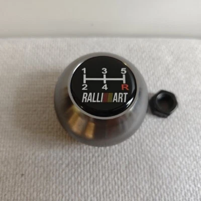 RALLIART 5S GUNMETAL perilla de cambio MITSUBISHI LANCER EVO MIRAGE ECLIPSE 3000GT Foto 1 de 4