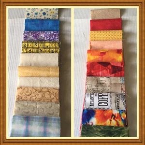 Desert Rolls 5 x 44 Variety 20 pieces Fabric 100% Cotton no duplicates 3 - Picture 1 of 12