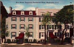 Postcard Washington D.C. - Blair House, Temporary Presidential House - Picture 1 of 2