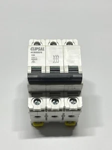 Clipsal 4CB320/6 MCB Miniature Circuit Breaker 3 Pole 415V 20A C Curve 6kA - Picture 1 of 6