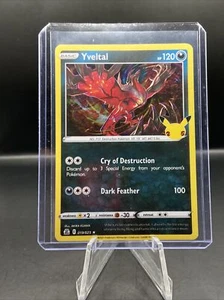 Pokémon TCG - Celebrations - YVELTAL HOLO 019/025 CLASSIC COLLECTION MINT - Picture 1 of 3